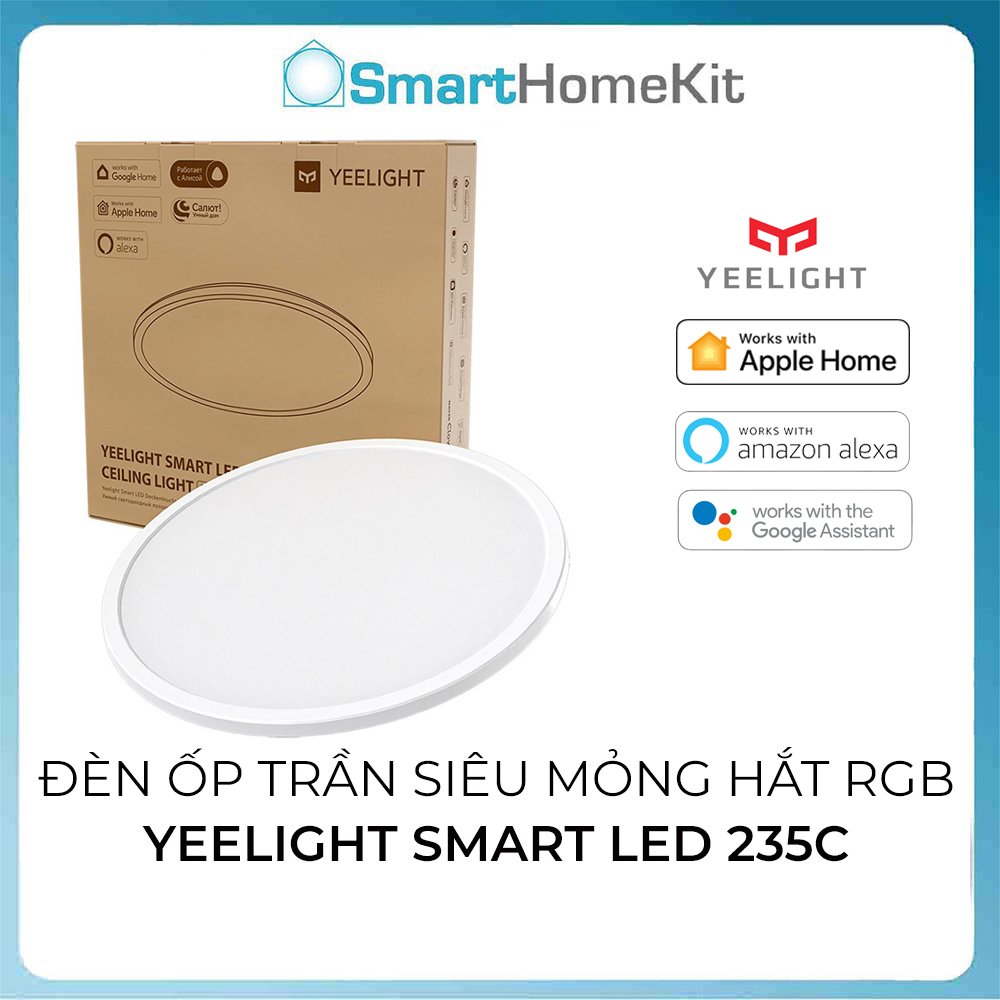 Đèn ốp trần Yeelight Smart LED Comet Ultra Slim Siêu mỏng hắt RGB Hỗ trợ HomeKit - Hàng Chính Hãng