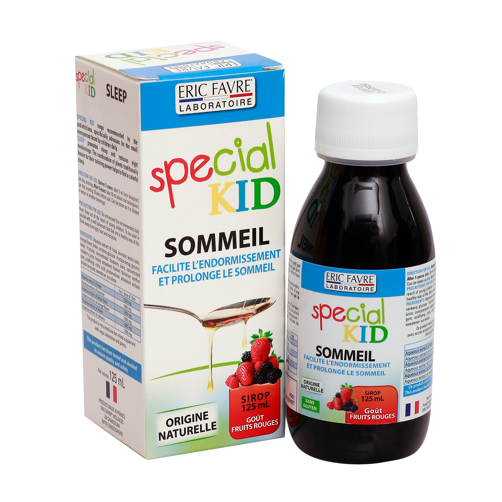 TPBVSK Special Kid Sommeil – Giúp ngủ ngon giấc, ngủ sâu giấc (125ml) [Siro – Nhập khẩu Pháp]