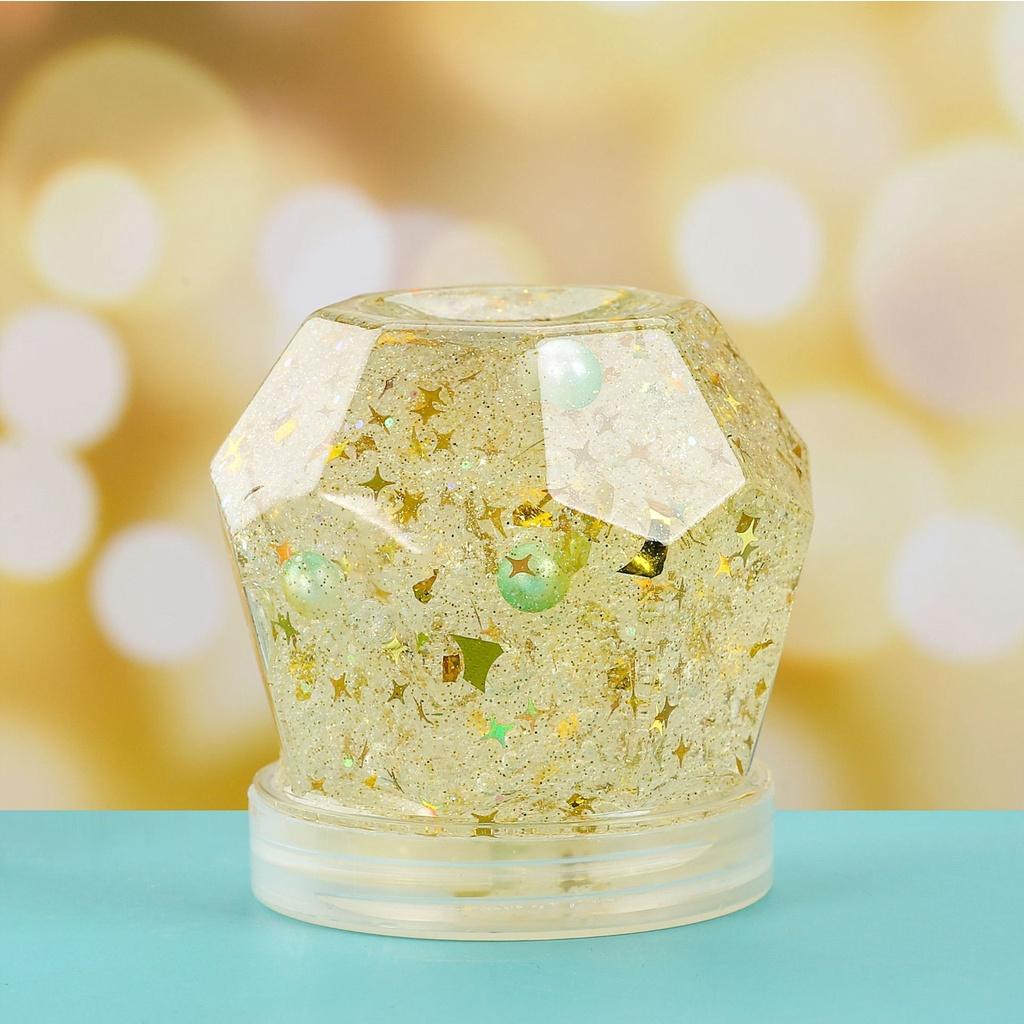 Slime lọ lục giác kim tuyến giấy Đồ chơi hũ slam chất nhầy ma thuật squishy cực đẹp