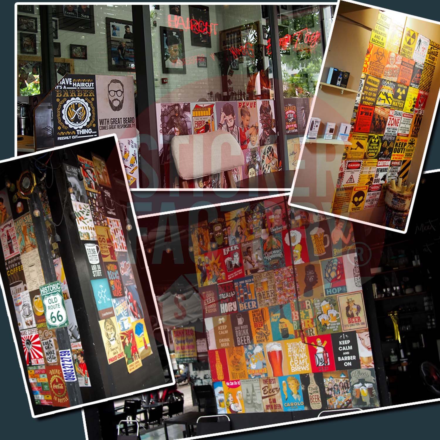 OBEY - Set 50 Poster A4 dán tường trang trí decor quán nhà cửa STICKER FACTORY