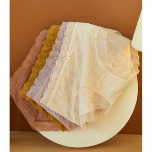 Quần lót nữ cotton viền ren cao cấp, thông thoáng kháng khuẩn