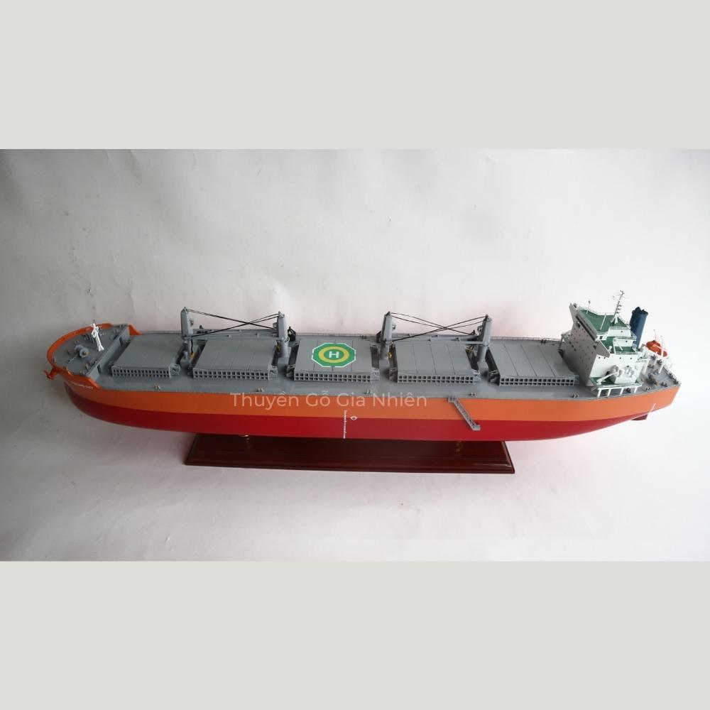 Mô Hình Thuyền Gỗ Trang Trí Phong Thủy Dạng Thuyền Thương Mại SAILING SKY Chính Hãng, Hàng Xuất Khẩu Chất Lượng Cao