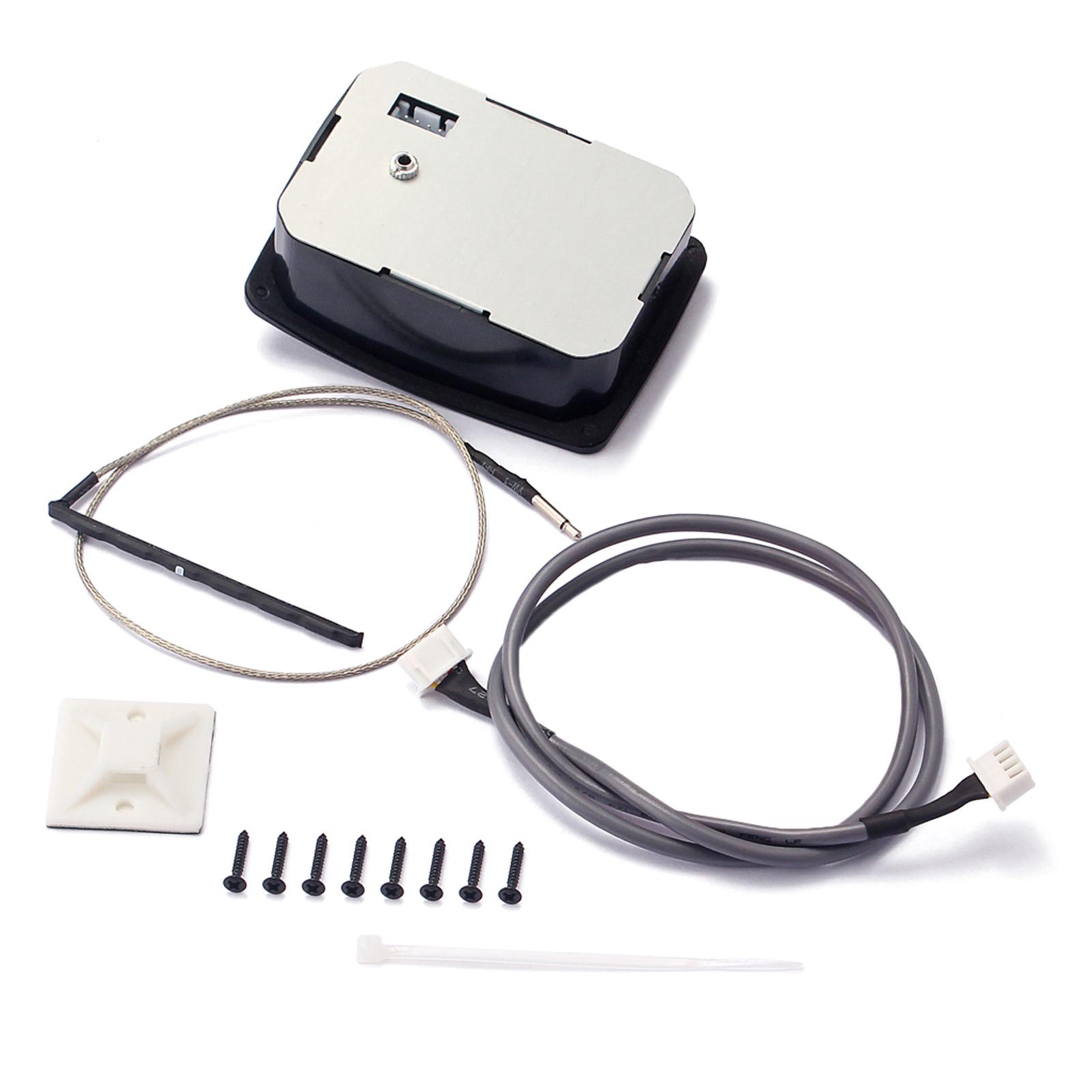 4-Band EQ Equalizer Acoustic Guitar Preamp Piezo Pickup with LCD Tuner Accs