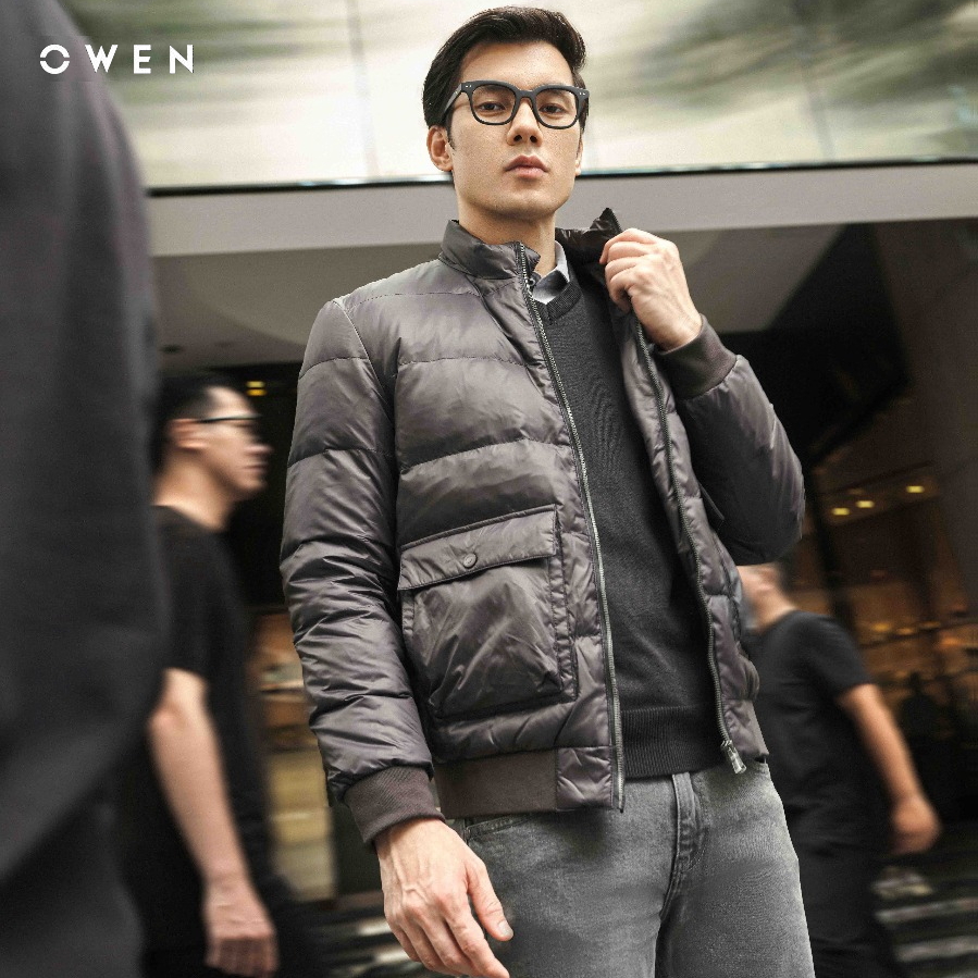 OWEN - Áo phao lông vũ Owen màu đen jk220711 - Siêu nhẹ siêu ấm