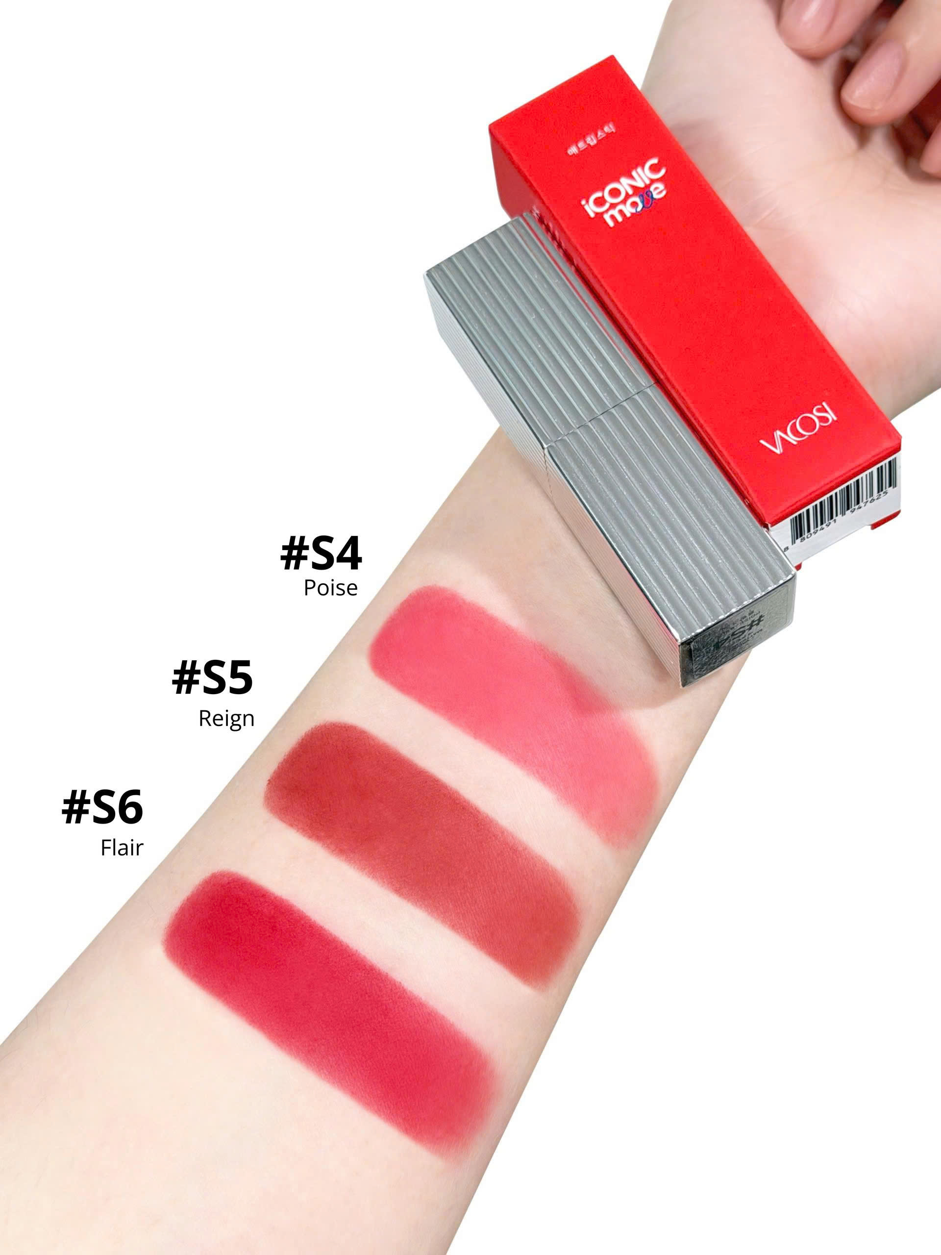 Son Thỏi VACOSI ICONIC MOVE Soft-Fit Matte Lipstick - VS15
