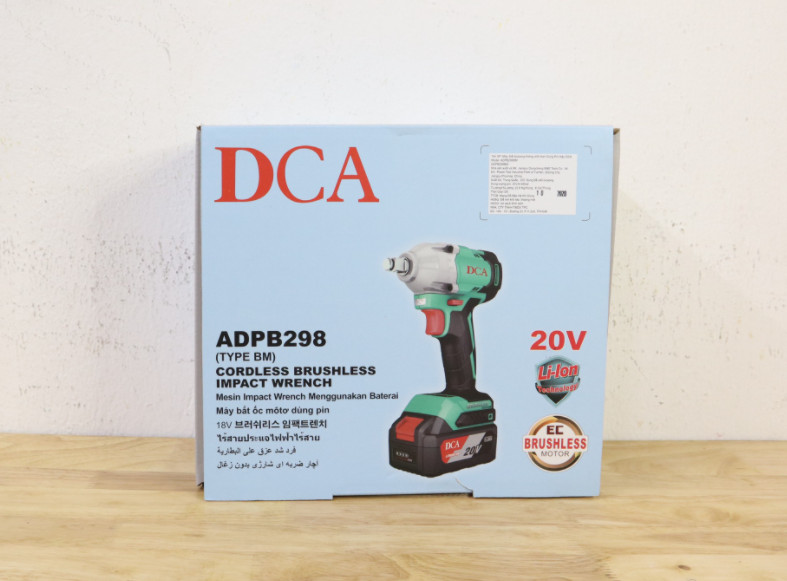 Máy siết bulong dùng pin 20V DCA ADPB298BM