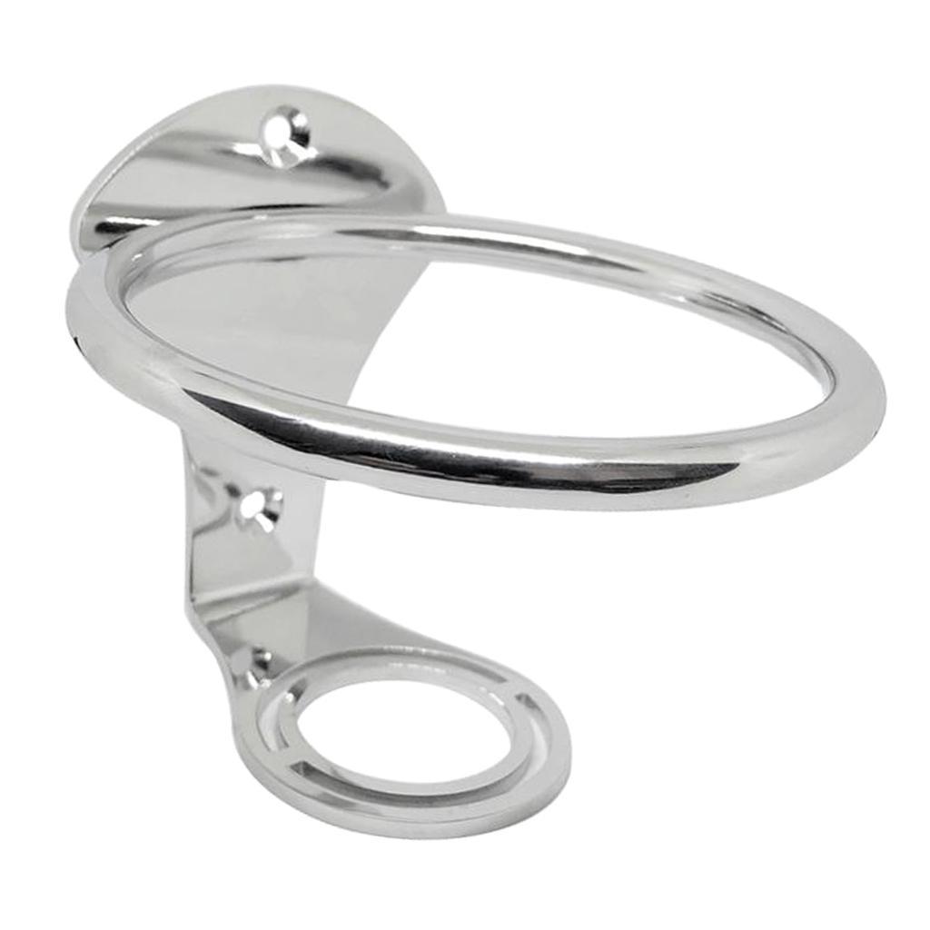 Stainless Steel  Cup Drink Holder for Boat Car Marine Yacht with Screws