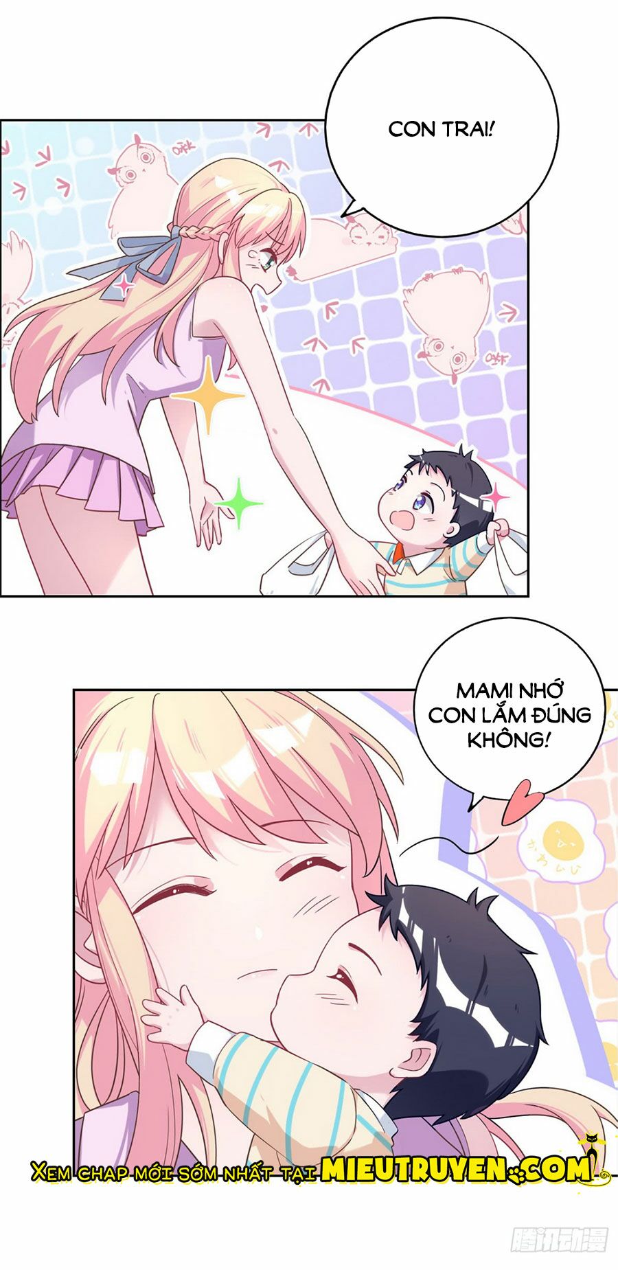 baba đẹp trai trên trời rơi xuống chapter 52 10