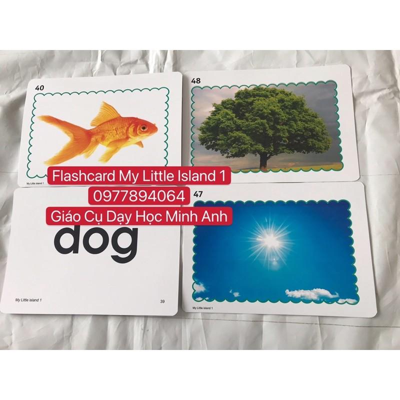 Flashcards My little Island 1️48 thẻ thiết kế hai mặt siêu đẹp