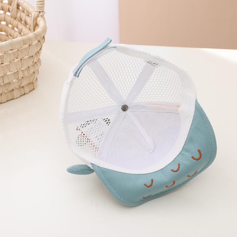 Mũ lưỡi trai họa tiết khủng long hoạt hình dễ thương cho bé từ 0-2 tuổi