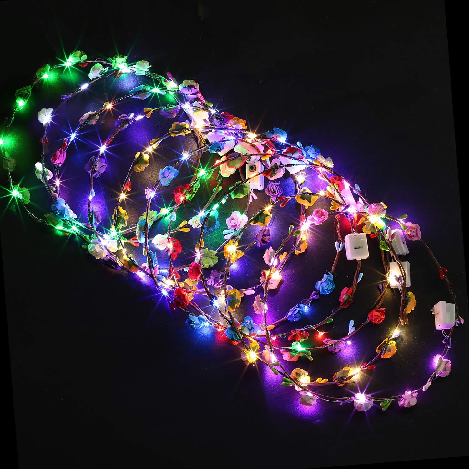 Hoa headband, 10 mảnh dẫn hoa vòng hoa vòng hoa gia nhập tóc -nếp trán dốc cao