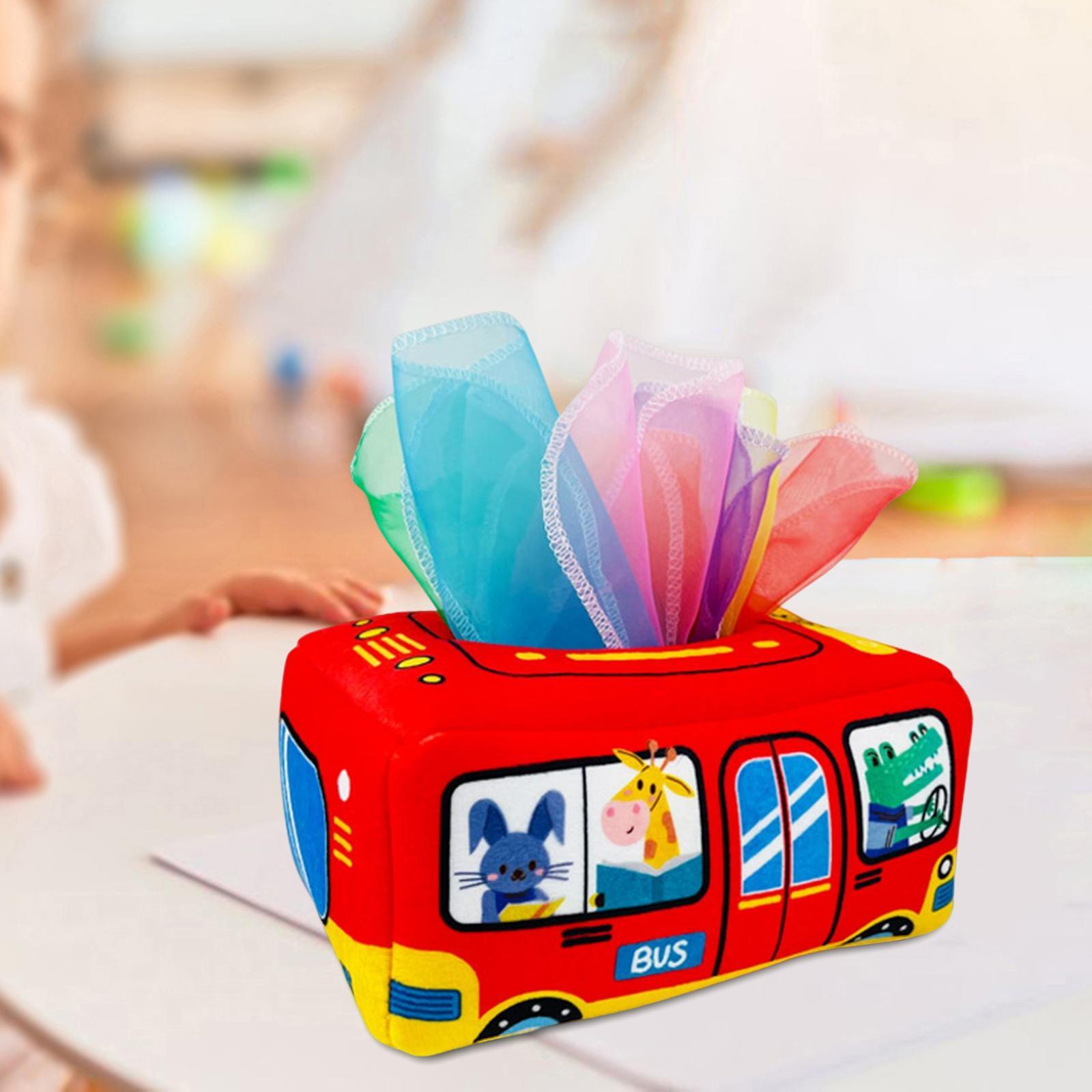 Tissue Box Toys Early Learning Toys Sensory Toys for Baby Children Gifts