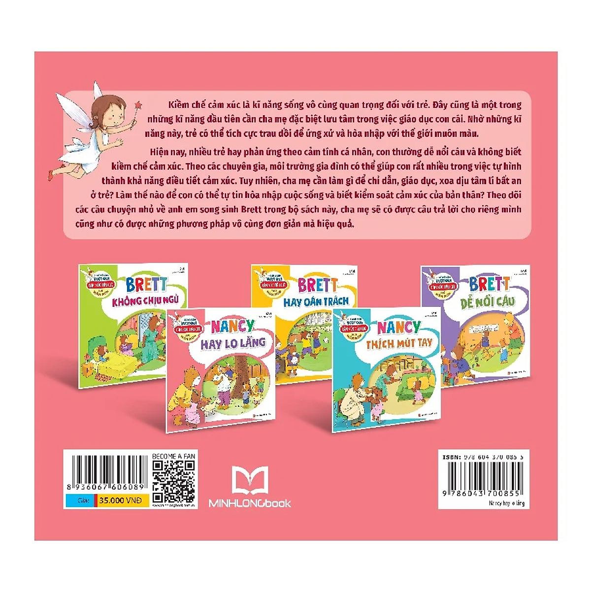 Cùng Con Vượt Qua Cảm Xúc Tiêu Cực Tuổi Mầm Non – Nancy Hay Lo Lắng B35