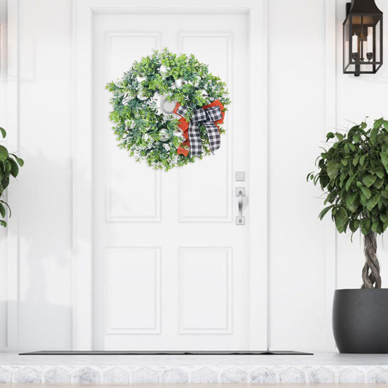 Fall Wreath Thanksgiving Wreath Balcony Indoor Outdoor Garden Pumpkin Wreath