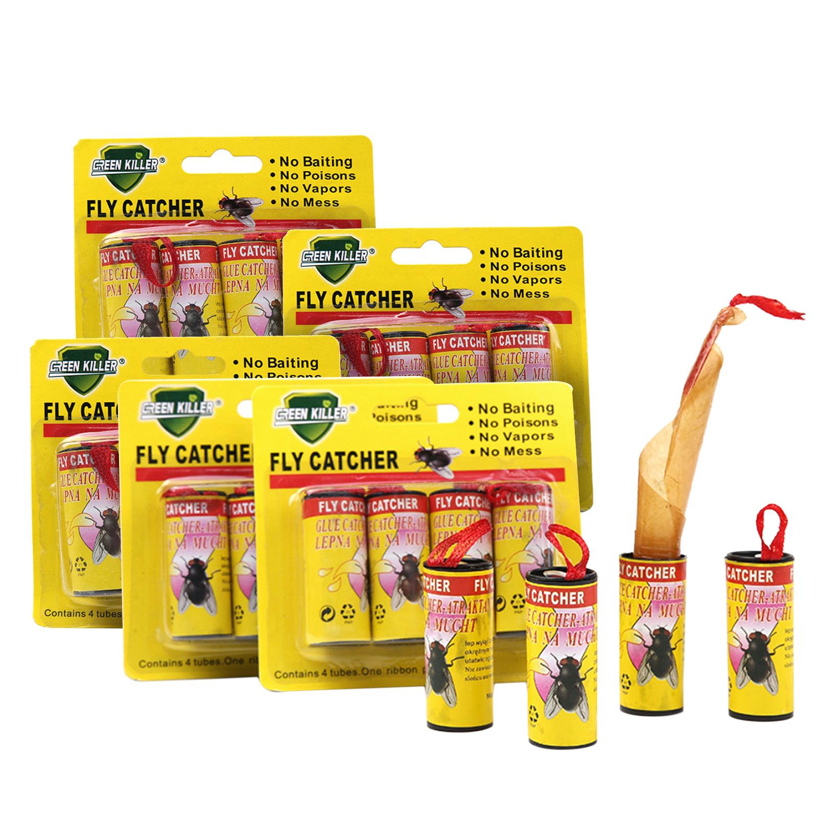 Set 24 Cuộn Keo Bẫy Ruồi Hai Mặt Dính Không Có Hóa Chất