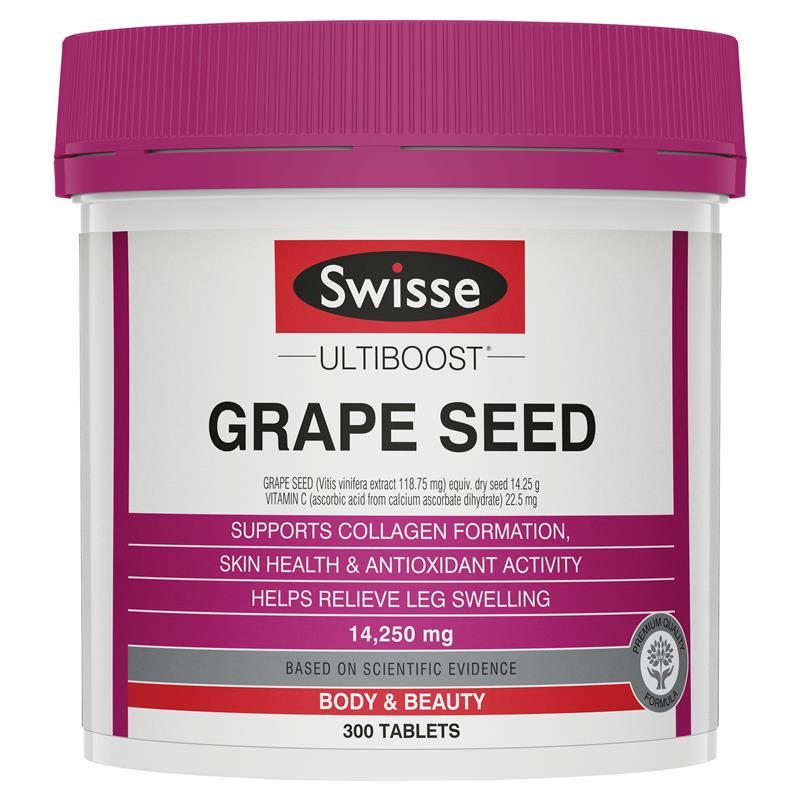 Swisse Ultiboost Grape Seed 14250mg 300 Tablets