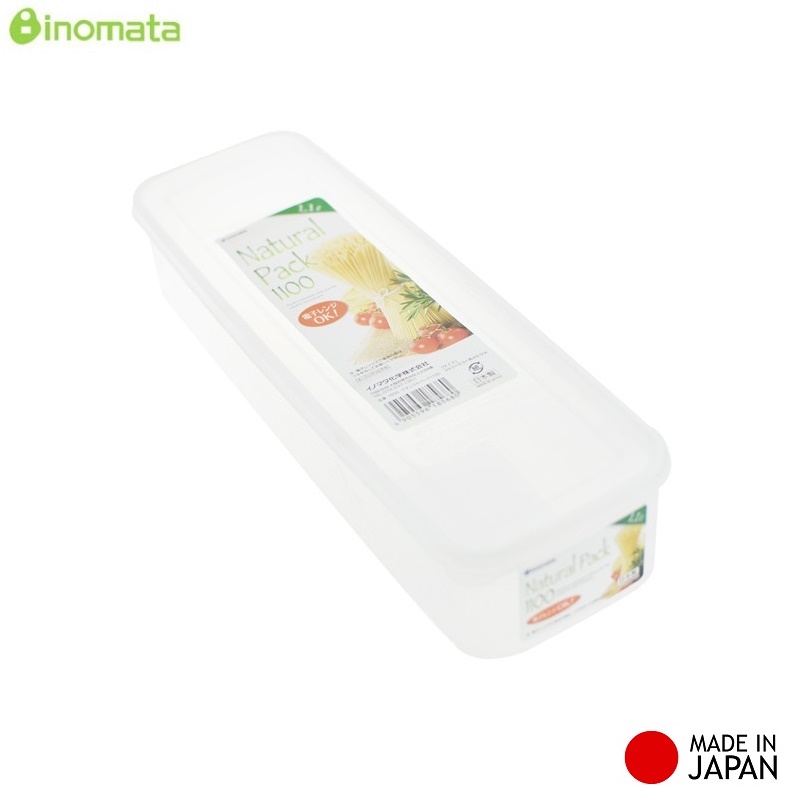 Hộp đựng thực phẩm hình chữ nhật 1100ml - Hàng nội địa Nhật Bản