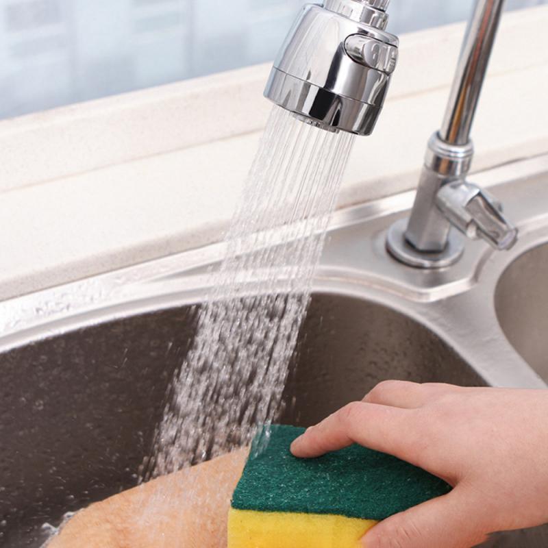 2 Modes Faucet Aerator 360° Rotatable Tap Head Shower Diffuser Rotatable Nozzle Adjustable Booster Faucet Kitchen Accessories