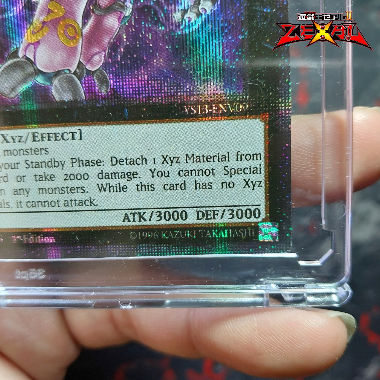 Thẻ bài yugioh Yuma Number 30 Acid Golem of Destruction Người đá Axit TẶNG Sleeves bảo vệ 1458 D7 1