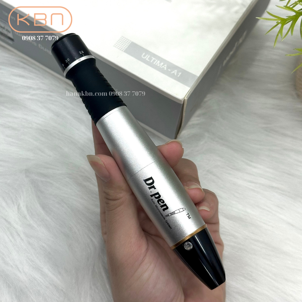 MÁY LĂN KIM DR.PEN ĐEN XÁM CHO DA MẶT