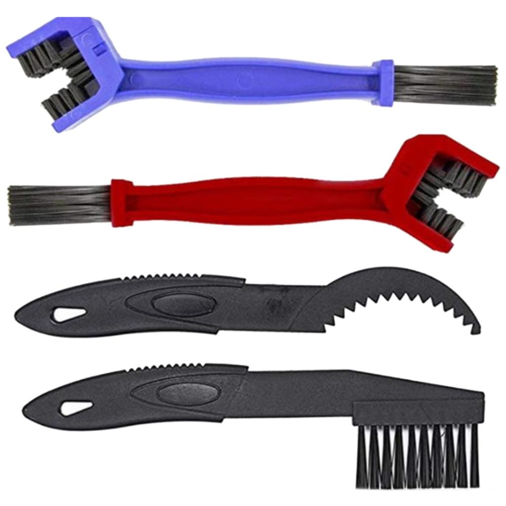 Bike Cleaning Kit, Bicycle Cleaning Brush Tool, Bike Chain Cleaner, Cycling Brush Set, Suitable for Crank/Tire,Mountain Bike, Road Bike, Folding Bike