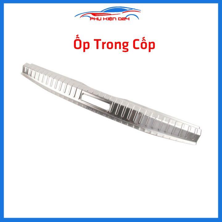 Ốp chống trầy cốp Peugeot 3008 Inox chống trầy bảo vệ xe