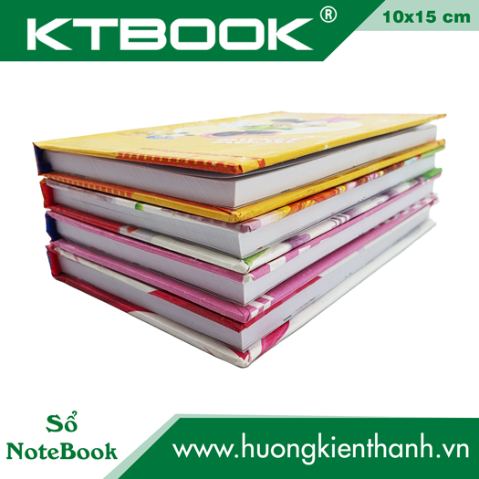 Sổ Bìa Cứng ghi chép KTBOOK loại NoteBook Khổ 13 x 20 cm