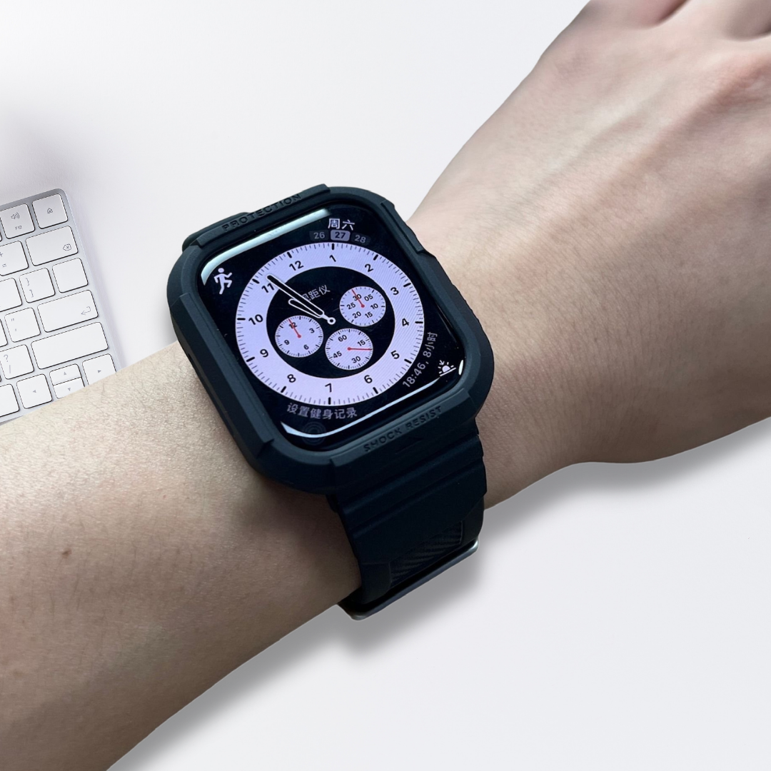Dây Đeo Kiêm Ốp Dành Cho Apple Watch Ultra/ Apple Watch Series, Kai.N Elegant Shock Proff - Hàng Chính Hãng