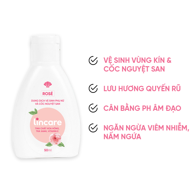 Bộ Vệ sinh Toàn diện 4 món cho cốc nguyệt san: Bột tiệt trùng, DDVS Lincare, Túi lụa và Bàn chải cốc nguyệt san