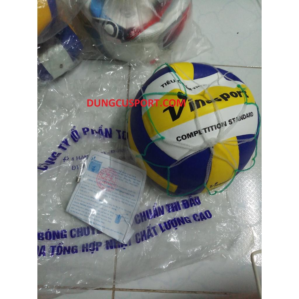 Quả Bóng Chuyền Thi Đấu, Bóng chuyền Thăng Long VB 7400 - Dungcusport tặng lưới + kim bơm