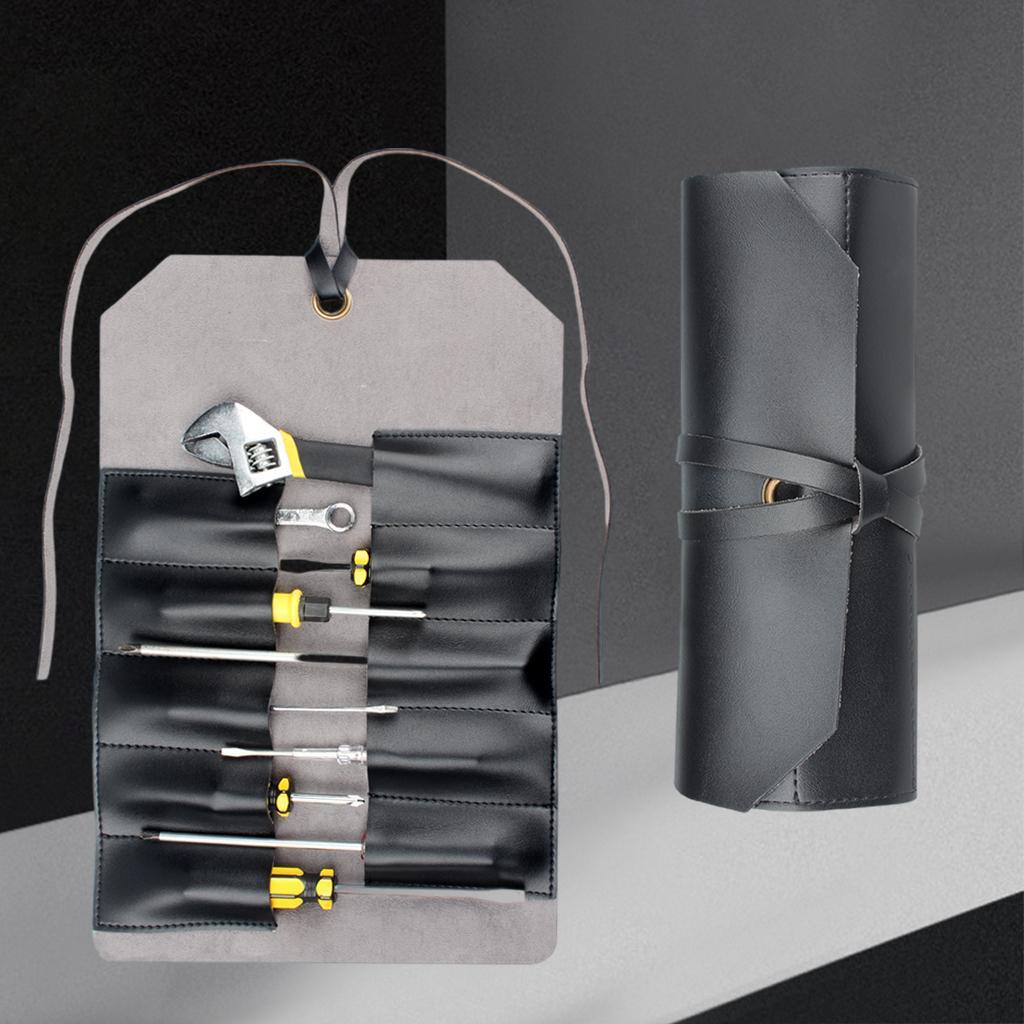 Hardware Tool Roll Plier Screwdriver Storage Case Pouch Bag Pocket