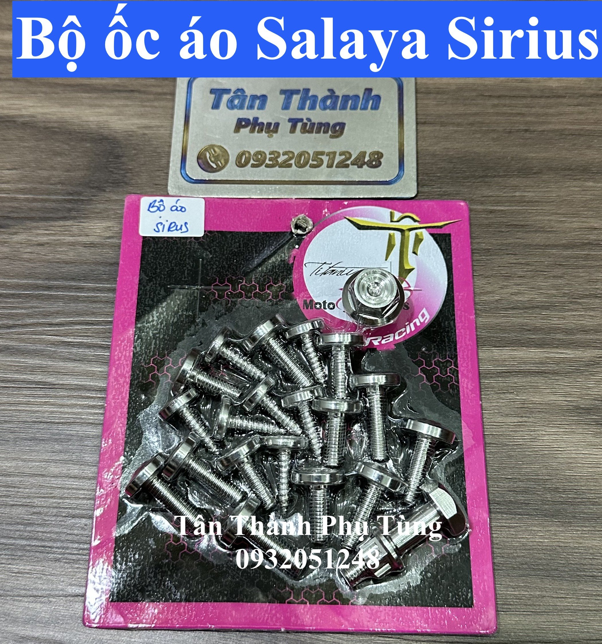 Bộ ốc áo Salaya dành cho Sirius đầu Thái