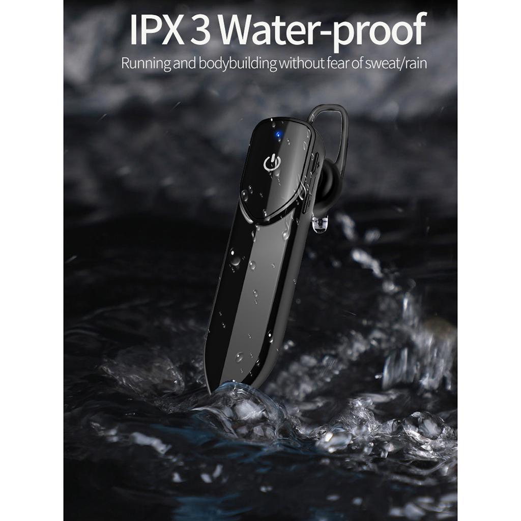 V19 TWS Bluetooth4.2 IPX3 Wireless In-ear Earhook Earphone Black