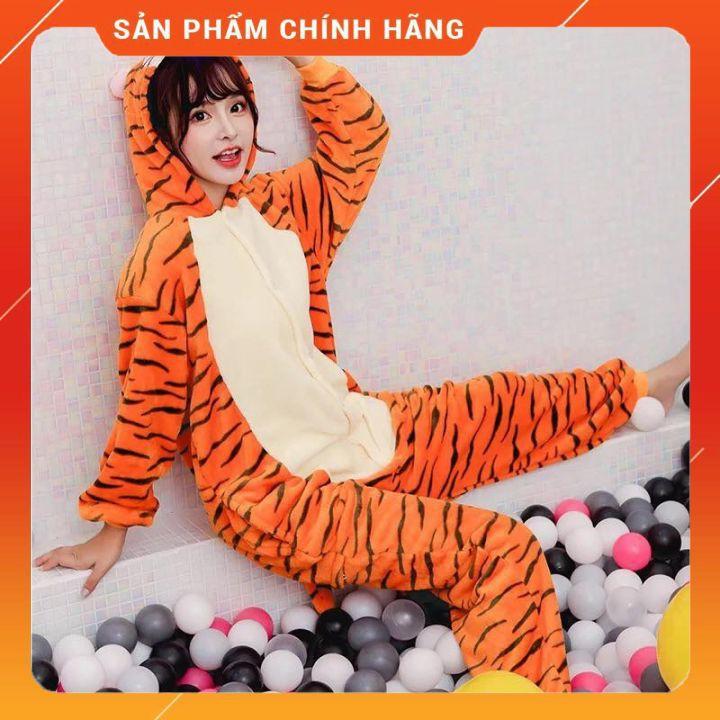 Bộ Đồ Thú Hổ Cam - Bộ đồ hình thú Hổ cam Người Lớn
