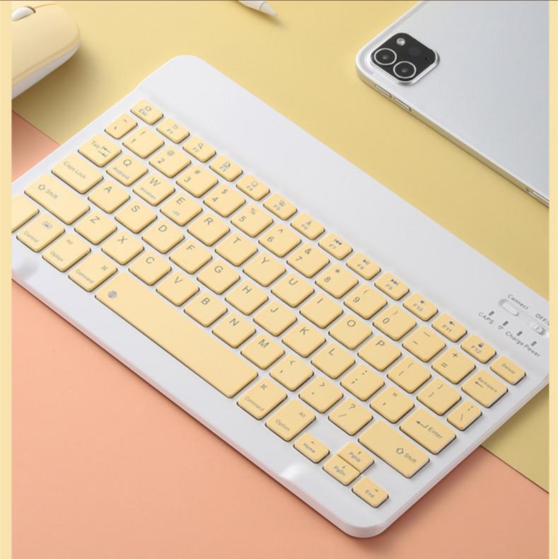 Dành Cho iPad Combo Bàn Phím Và Chuột Không Dây Bàn Phím Bluetooth Teclado Cho iPad Xiaomi Samsung Huawei Máy Tính Bảng Android IOS Windows