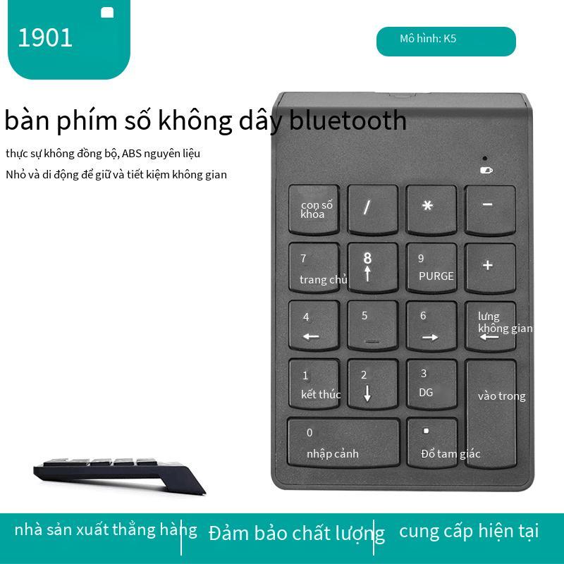 Đảm Bảo Chất Lượng Bàn Phím Số Bluetooth Không Dây Mini 2.4G Bàn Phím Số Bluetooth Ngân Hàng Kế Toán Tài Chính Bàn Phím Văn Phòng