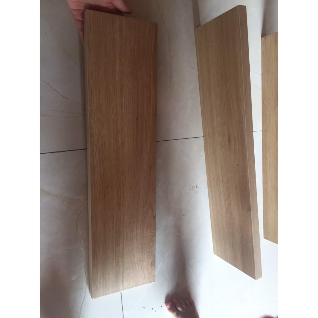 Sét 3 thanh kệ vân gỗ trang trí treo tường