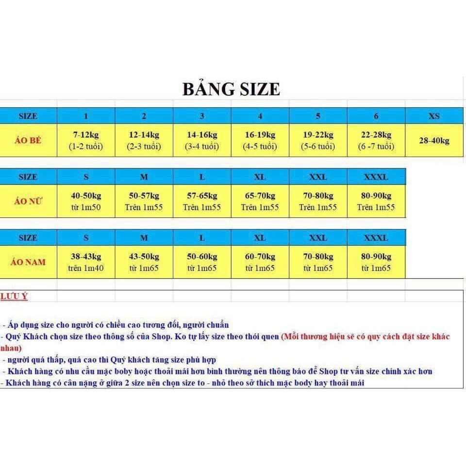 SET ÁO GIA ĐÌNH LÀ SỐ 1