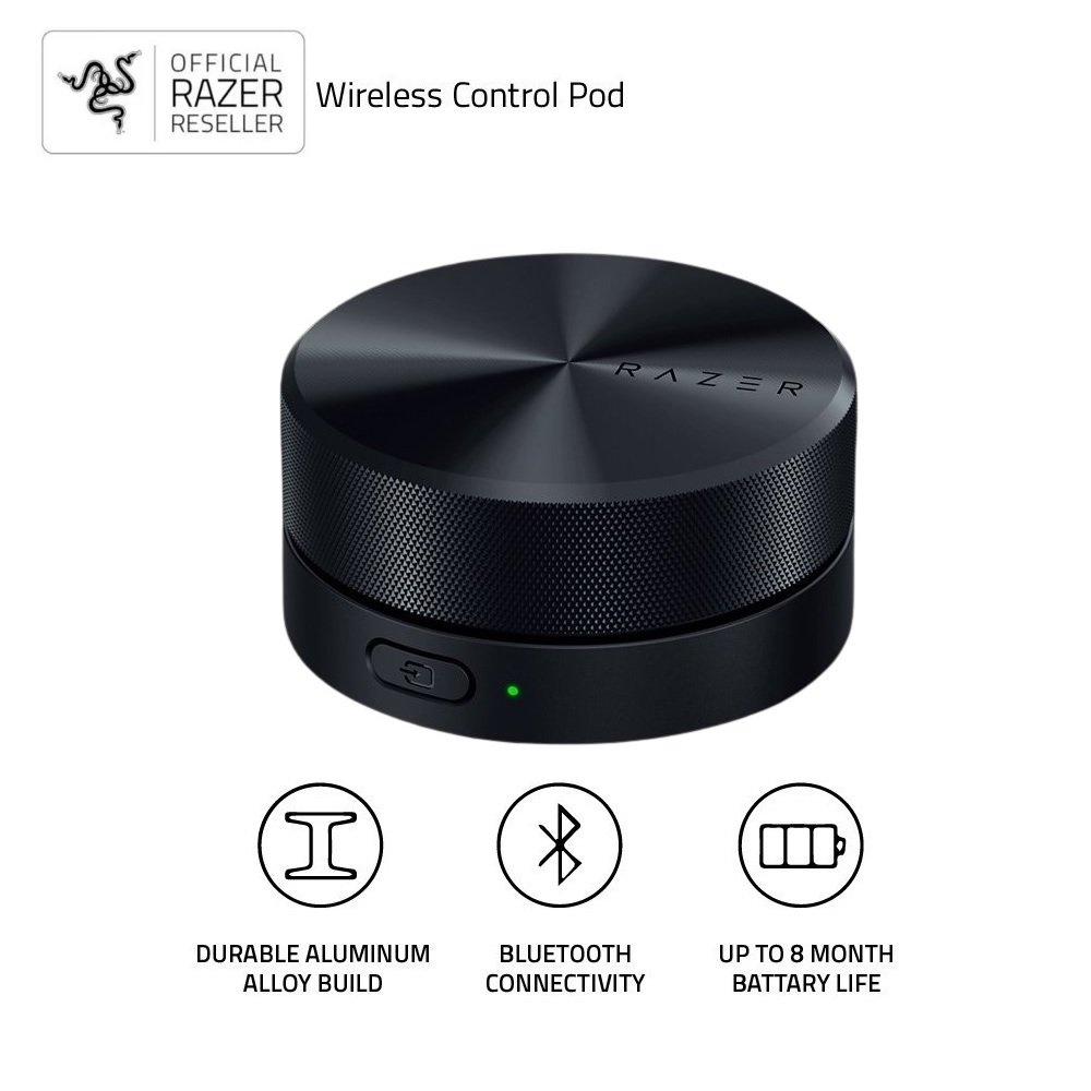 Thiết bị điều khiển không dây cho thiết bị ngoại vi và loa Razer Wireless Control Pod - Hàng chính hãng