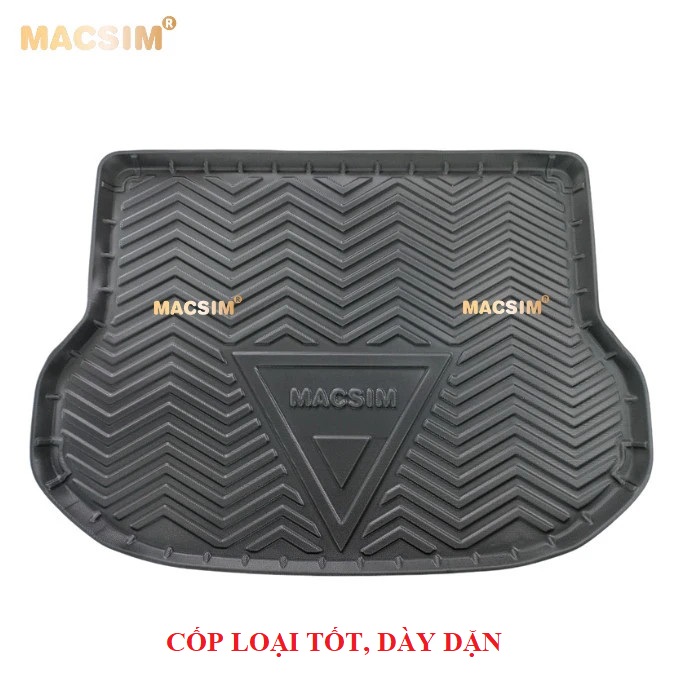 Thảm lót cốp xe ô tô (qd) Lexus NX 2014-2020 chất liệu TPV thương hiệu Macsim màu đen