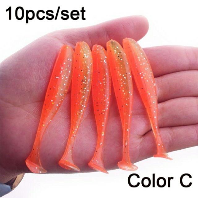 Combo 5 Con Mồi Lure Câu Cá Giả Mềm