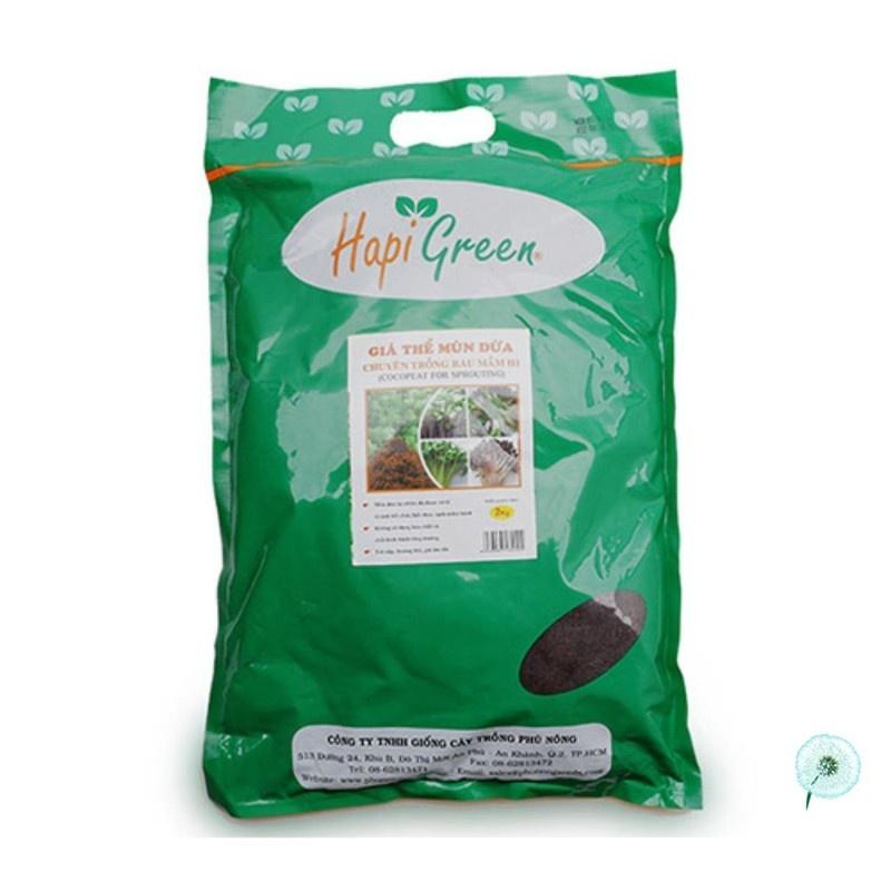 Giá Thể Dinh Dưỡng Hữu Cơ PHÂN TRÙN QUẾ Hapi Green Phú Nông -1 gói  2kg