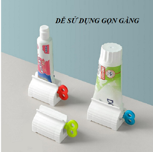 KẸP NẶN KEM ĐÁNH RĂNG DẠNG XOAY ĐA CHỨC NĂNG GD364-KepDR-xoay - Giao ngẫu nhiên