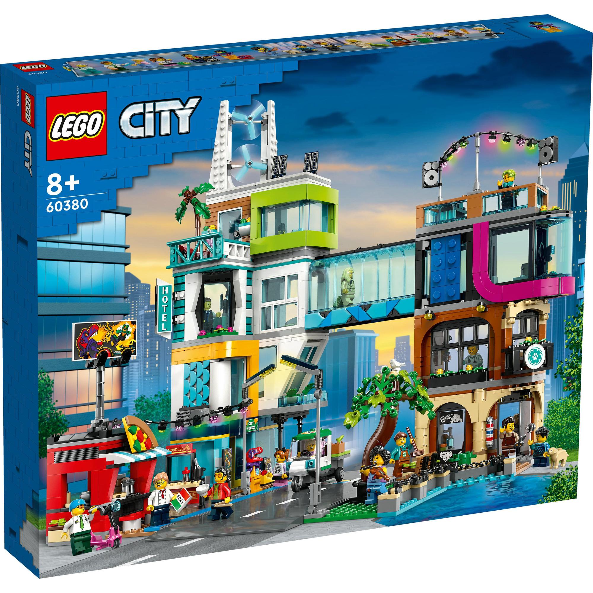 LEGO City 60380 Đồ chơi lắp ráp Trung tâm thành phố (2,010 chi tiết)