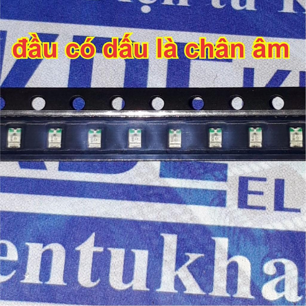 100 con led dán, led SMD 0805 màu cam/trắng/đỏ/xanh lá/xanh dương/vàng/xanh lá nhạt kde4598