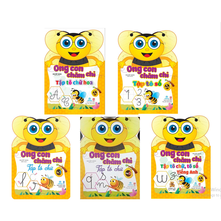 Sách combo 12 cuốn: Ong con chăm chỉ - ndbooks