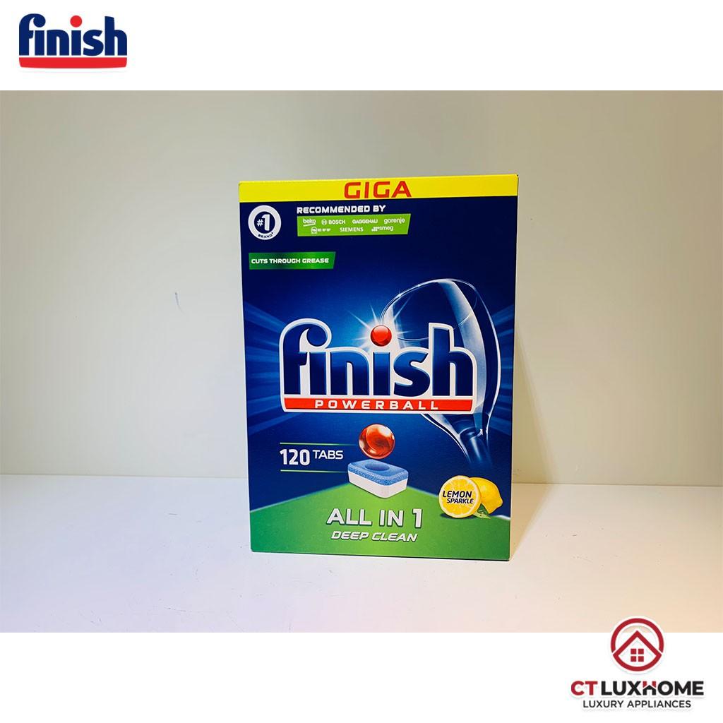 Viên rửa chén bát Finish All In One 120 viên - Hàng chính hãng