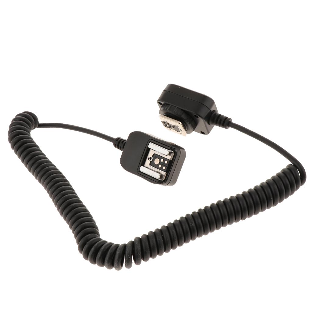 Phép Lạ Chiếu 10ft TTL OFF-Đèn Flash Máy Ảnh Giày Nóng Đồng Bộ Dây Cuộn Cáp Dùng Cho Máy Ảnh Canon DSLR