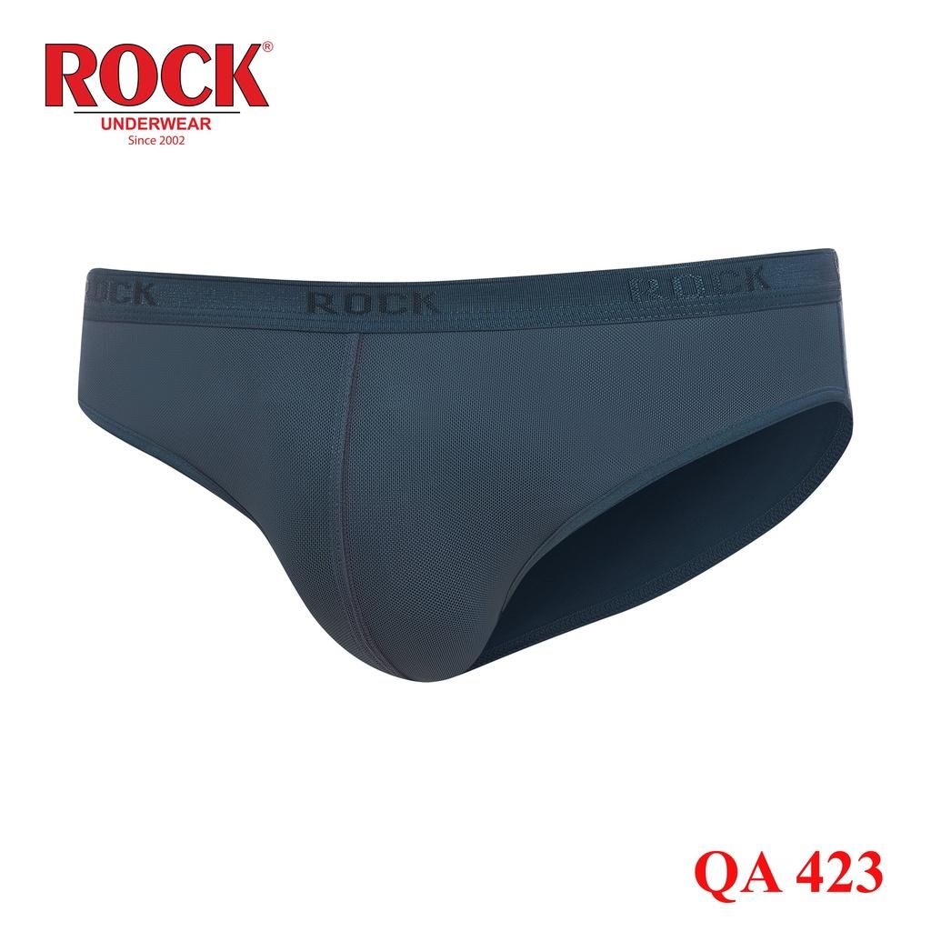 Quần lót nam phối lưới ROCK QA 423 cá tính, trẻ trung, vải sau cotton 4 chiều thấm hút, thoáng mát mặc thoải mái cả ngày