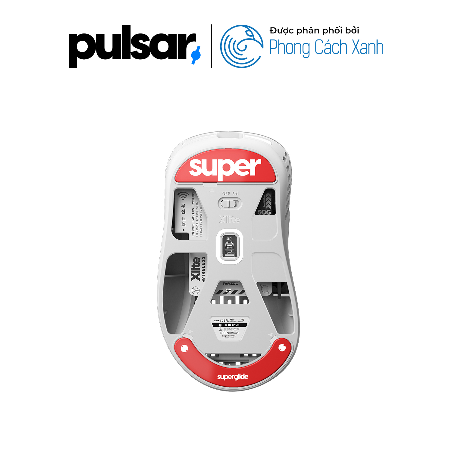 Feet chuột Pulsar Superglide 2 - Pulsar Xlite Wireless Series - Hàng Chính Hãng